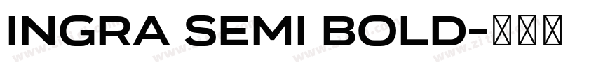 ingra semi bold字体转换
